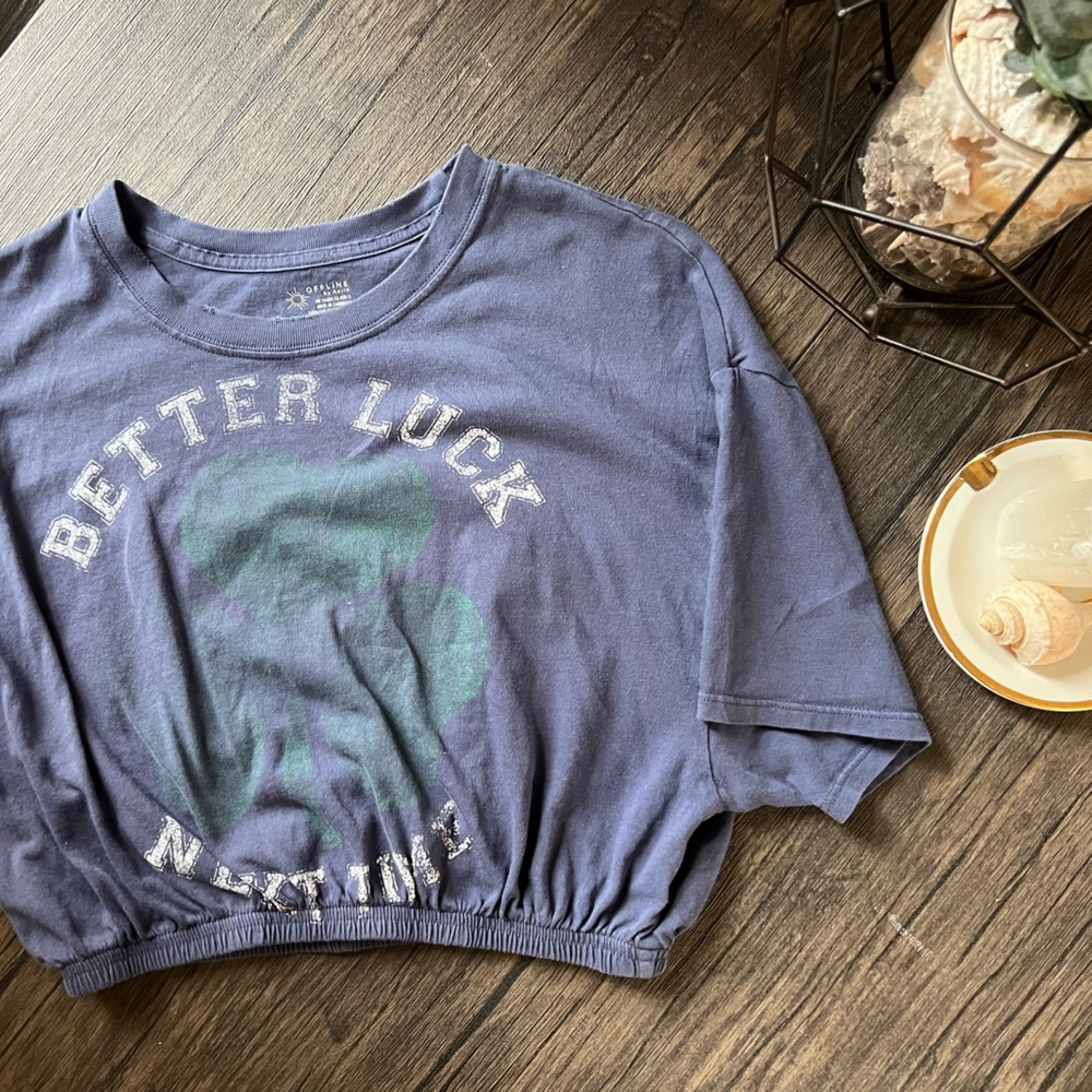 aerie Offline Crop Top XS